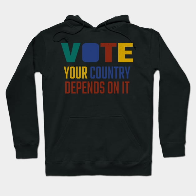 VOTE 2020 Hoodie by MZeeDesigns